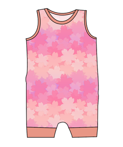 Cherry Blossom Ombre Emmett Pants And Shorts T-Shirt Romper