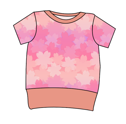 Cherry Blossom Ombre Grow With Me Tee