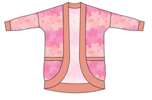 Load image into Gallery viewer, Cherry Blossom Ombre Kids Cocoon Cardigan