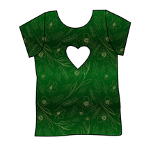 Load image into Gallery viewer, Fiona Floral Cambria Heart Back Tee