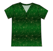 Load image into Gallery viewer, Fiona Floral Ladies&#39; Slouchy V-Neck Tee