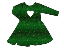 Load image into Gallery viewer, Fiona Floral Molly Heart Back Twirly Dress