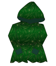 Load image into Gallery viewer, Fiona Floral Peplum Hoodie (or Crewneck)