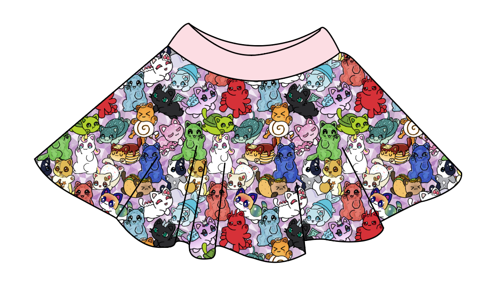 Meow Mates Circle Skirt