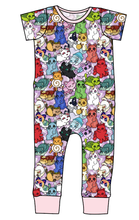 Load image into Gallery viewer, Meow Mates Emmett Pants And Shorts T-Shirt Romper