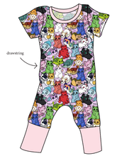 Load image into Gallery viewer, Meow Mates Grow With Me Pants And Shorts Romper