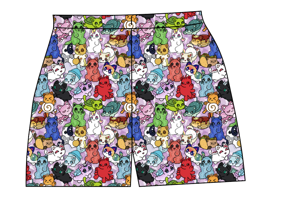 Meow Mates Ladies' Lounge Shorts