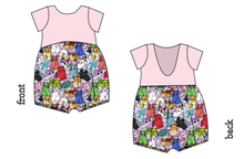 Load image into Gallery viewer, Meow Mates Low Back Romper and Bubble Romper