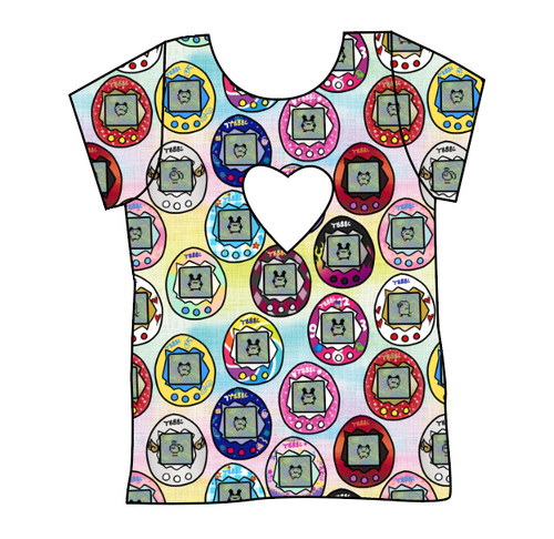 Pocket Pets Cambria Heart Back Tee