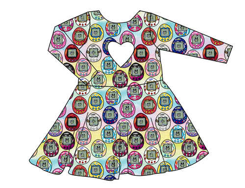 Pocket Pets Molly Heart Back Twirly Dress