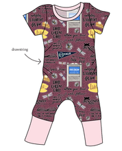 Load image into Gallery viewer, Stars Hollow Grow With Me Pants And Shorts Romper