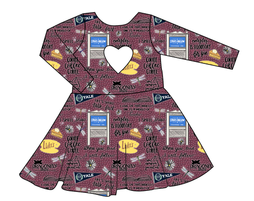 Stars Hollow Molly Heart Back Twirly Dress