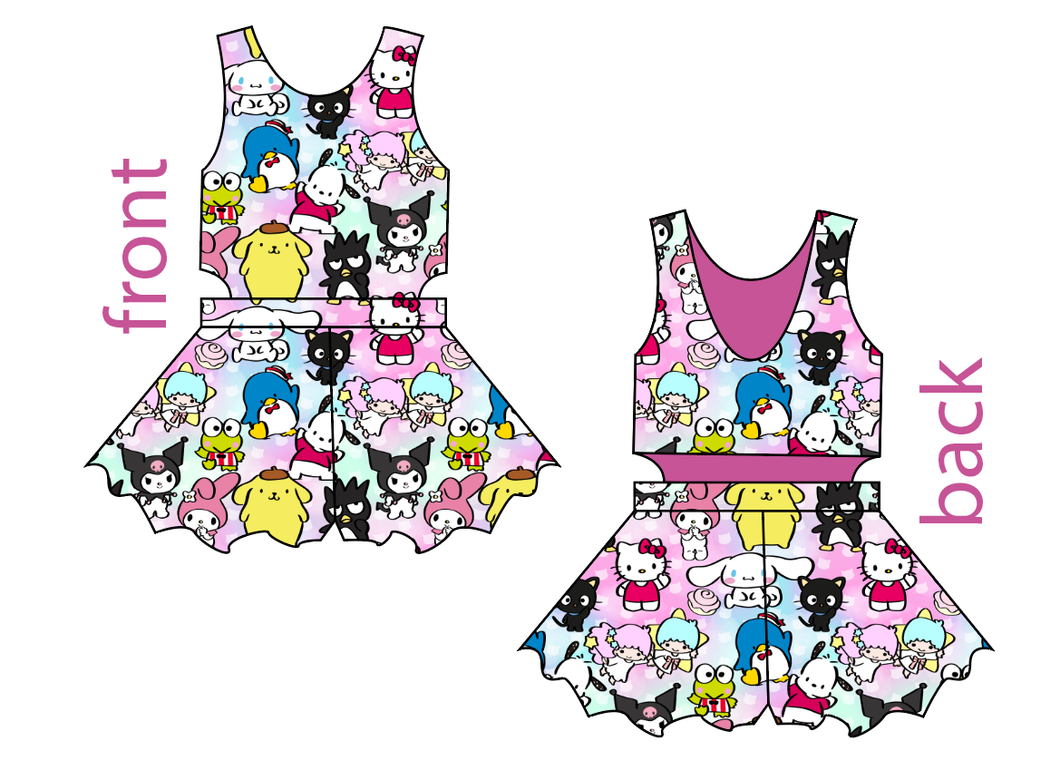 Kitty's Crew Kids Playsuit