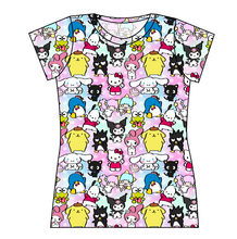 Load image into Gallery viewer, Kitty&#39;s Crew Ladies&#39; Basic Tee