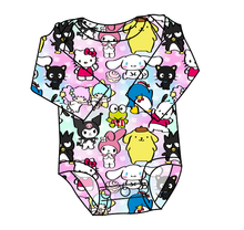 Load image into Gallery viewer, Kitty&#39;s Crew Lap Neck Bodysuit