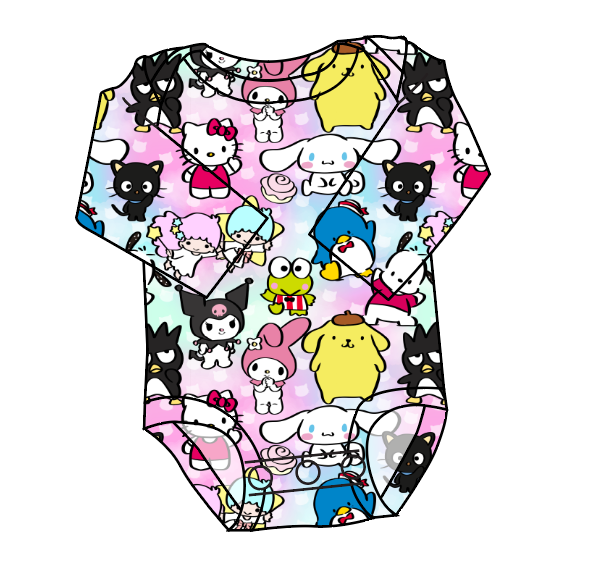 Kitty's Crew Lap Neck Bodysuit