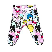 Load image into Gallery viewer, Kitty&#39;s Crew Newborn Footed Pants