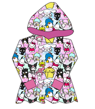 Load image into Gallery viewer, Kitty&#39;s Crew Peplum Hoodie (or Crewneck)