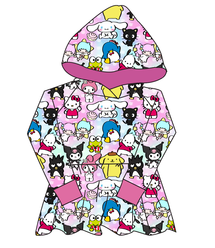 Kitty's Crew Peplum Hoodie (or Crewneck)