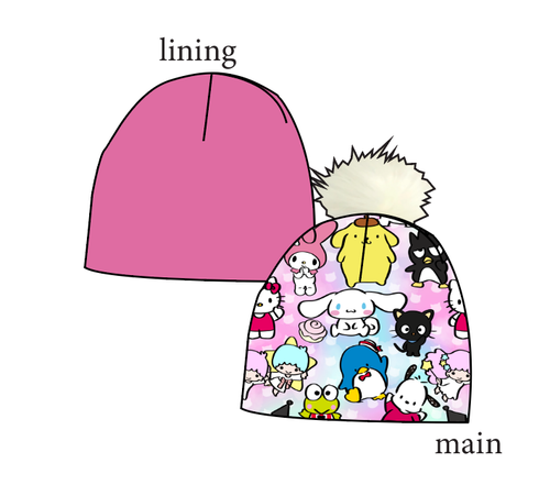 Kitty's Crew Slouchy Beanie (Reversible!)