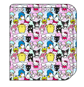 Kitty's Crew Swaddle Blanket