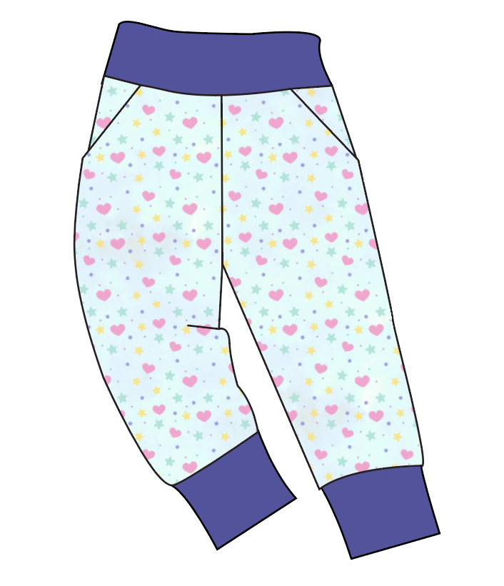 Cutesy Shapes Basic Joggers And Jogger Shorts