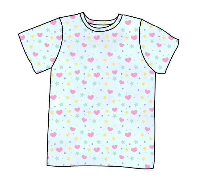 Cutesy Shapes Basic Tee and Tank