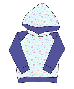 Cutesy Shapes Classic Hoodie (or Crewneck)