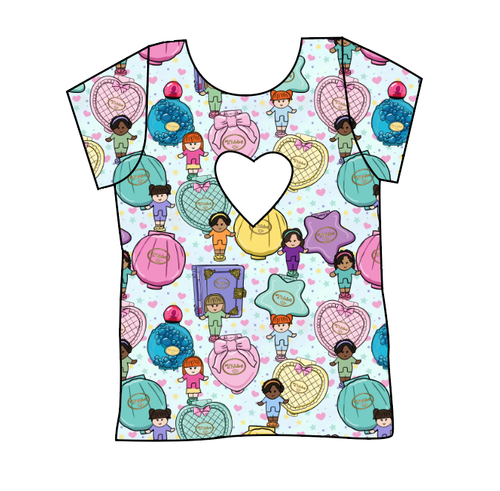 Polly Dolly Cambria Heart Back Tee