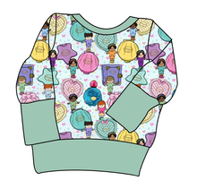 Load image into Gallery viewer, Polly Dolly Grow With Me Hoodie (or Crewneck)