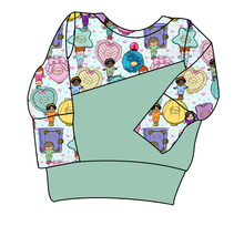 Load image into Gallery viewer, Polly Dolly Grow With Me Hoodie (or Crewneck)