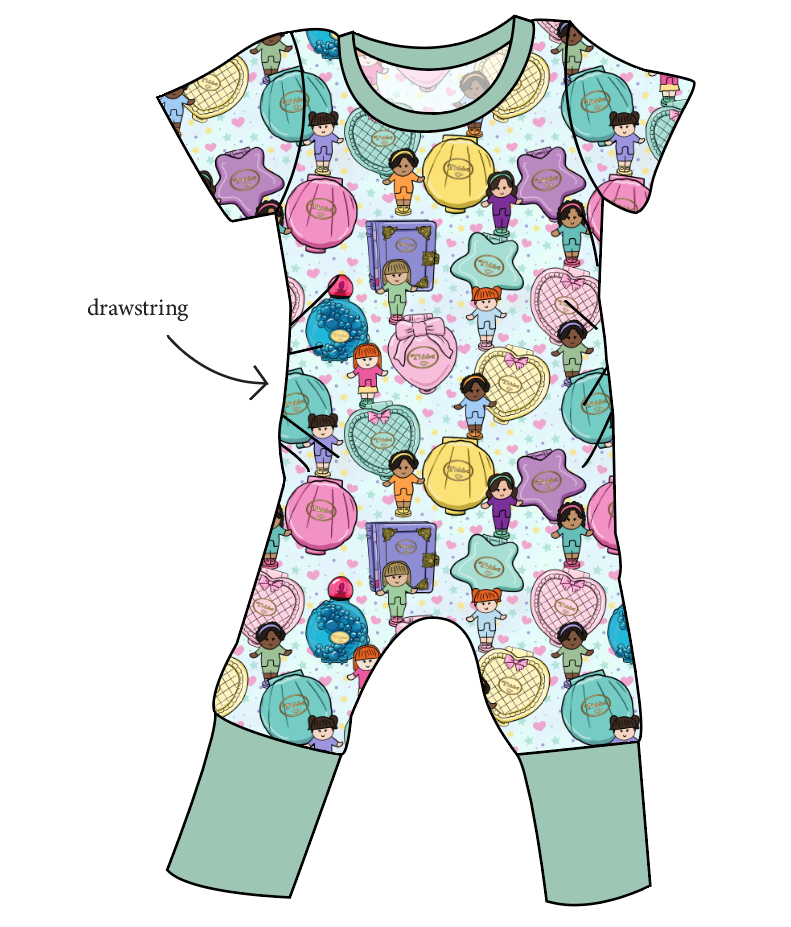 Polly Dolly Grow With Me Pants And Shorts Romper