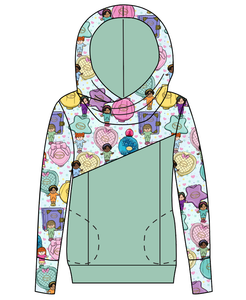 Polly Dolly Ladies Hoodie