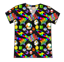 Load image into Gallery viewer, Rainbow Road Ladies&#39; Slouchy V-Neck Tee