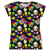 Load image into Gallery viewer, Rainbow Road Ladies&#39; Basic Tee