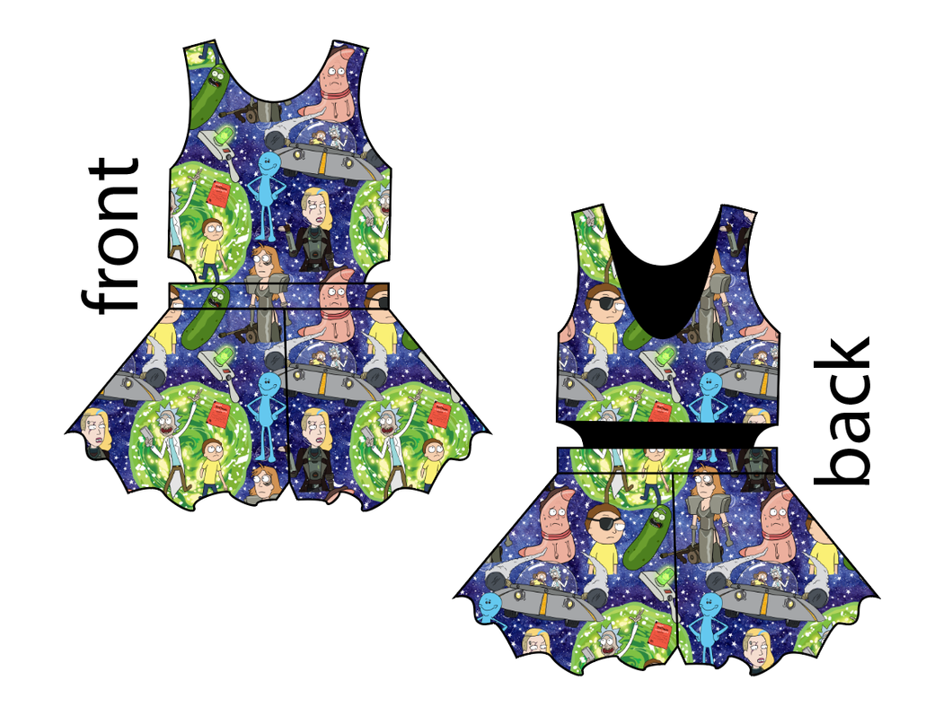 Wubba Lubba Dub Dub Kids Playsuit