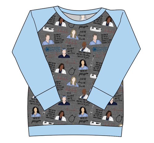 Grey's Anatomy Ladies' Classic Crewneck