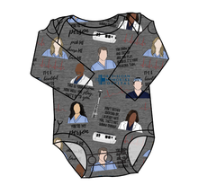 Load image into Gallery viewer, Grey&#39;s Anatomy Lap Neck Bodysuit