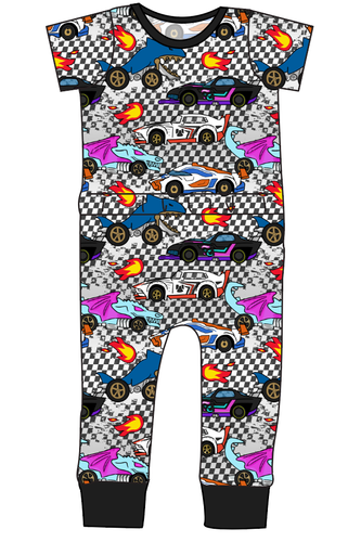 Racing Friends Bennett Pants and Shorts Length T-Shirt Romper