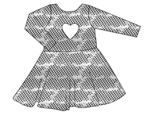 Load image into Gallery viewer, Starting Line Molly Heart Back Twirly Dress