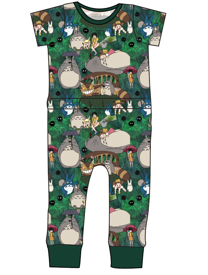 King Of The Forest Bennett Pants and Shorts Length T-Shirt Romper