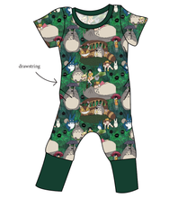 Load image into Gallery viewer, King Of The Forest Grow With Me Pants And Shorts Romper