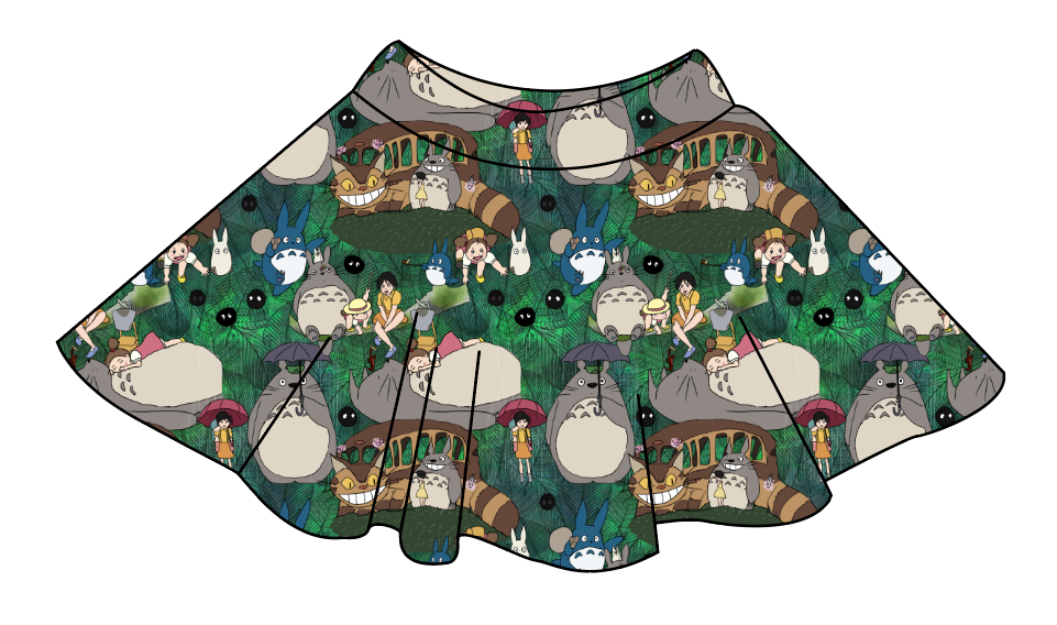 King Of The Forest Ladies' Circle Skirt