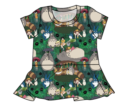 King Of The Forest Peplum Top