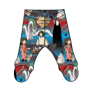 Away With Spirits Newborn Footed Pants