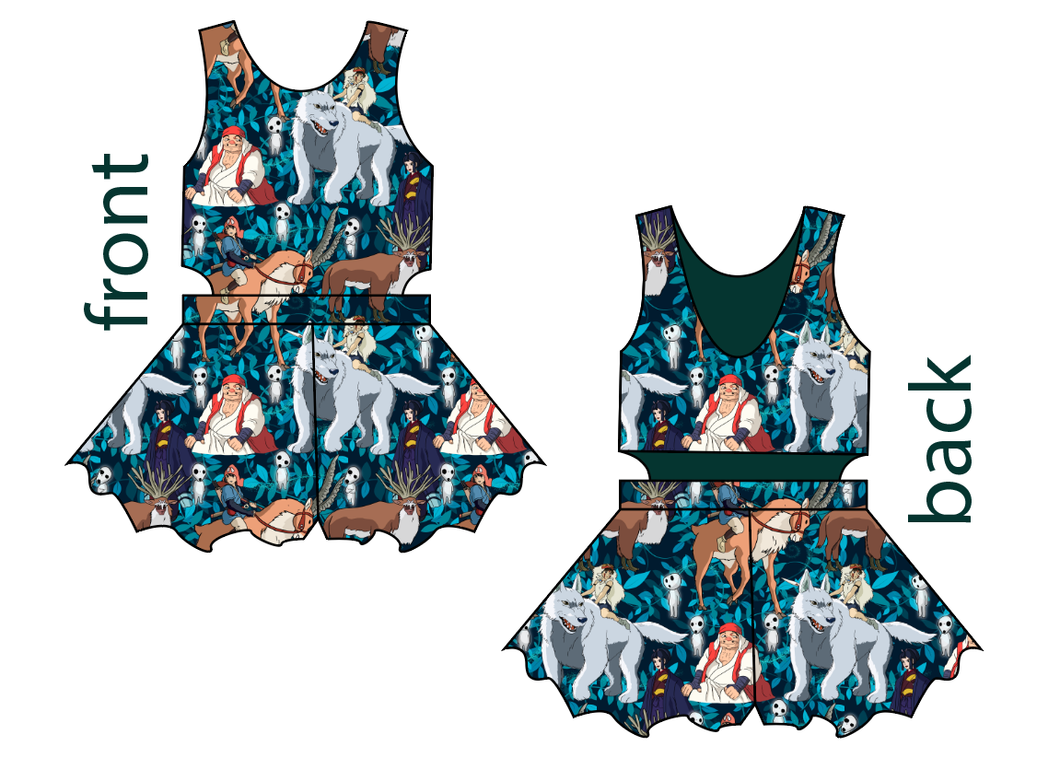 Forest Spirits Kids Playsuit