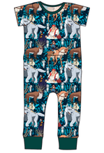 Load image into Gallery viewer, Forest Spirits Bennett Pants and Shorts Length T-Shirt Romper