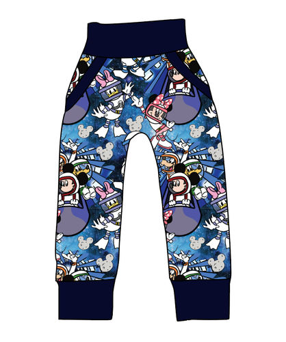 Space Mickey Beanpole Pants And Shorts