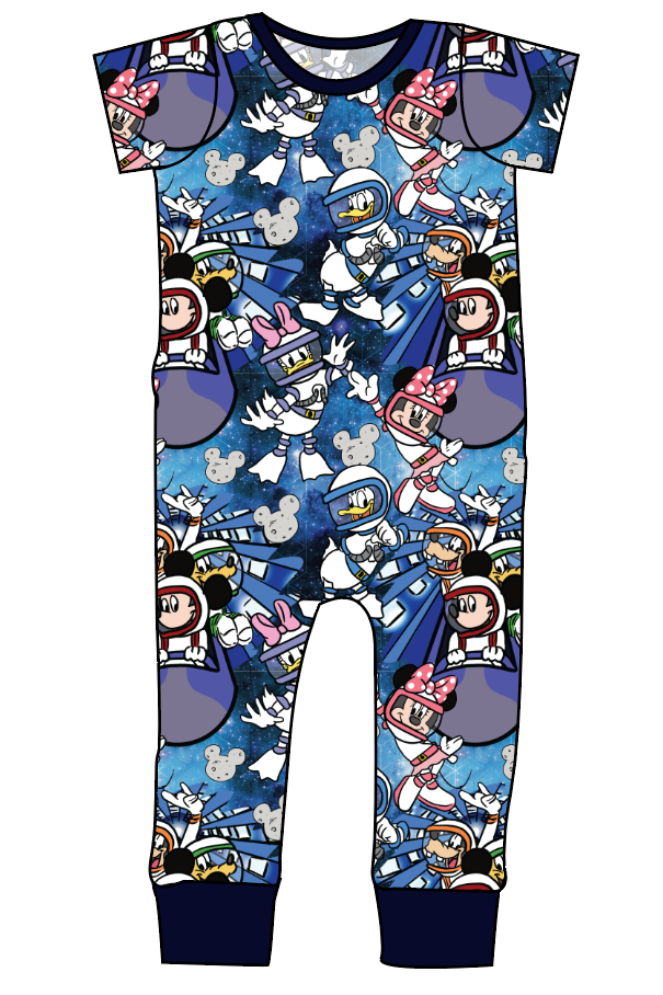 Space Mickey Emmett Pants And Shorts T-Shirt Romper