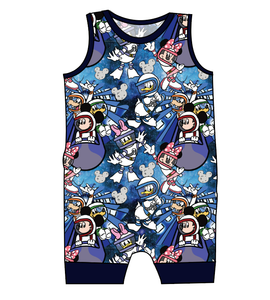 Space Mickey Emmett Pants And Shorts T-Shirt Romper